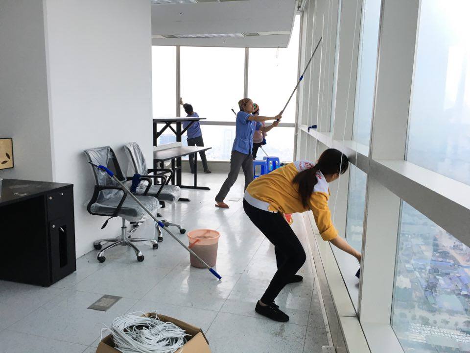 Dịch vụ vệ sinh sau xây dựng